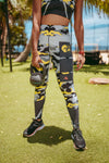 Legging d’Entraînement Football Américain Jaune