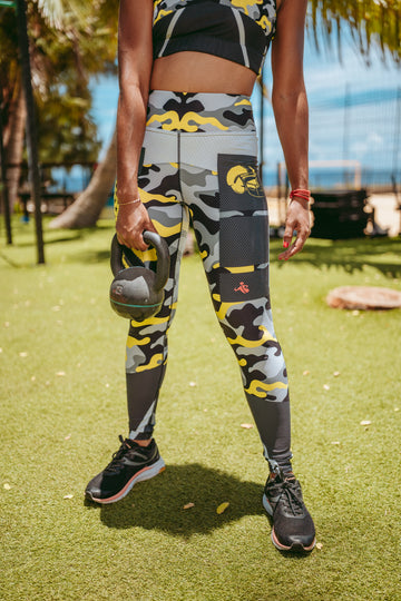 Legging d’Entraînement Football Américain Jaune