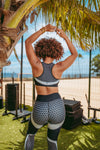 Brassière de Sport Rembourrée Précision Rose Vectorielle