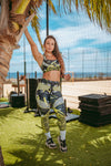 Brassière de Sport Rembourrée Précision Vert Citron
