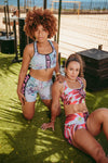 Short Court Femme Jolie Fleur
