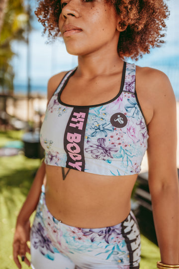 Brassière de Sport Rembourrée Précision Accro à la Salle