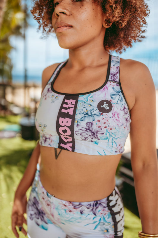 Brassière de Sport Rembourrée Précision Accro à la Salle