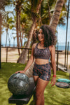 Brassière de Sport Rembourrée Précision Entraîne-toi Comme une Superhéroïne