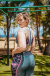 Brassière de Sport Rembourrée Précision Rose Textile