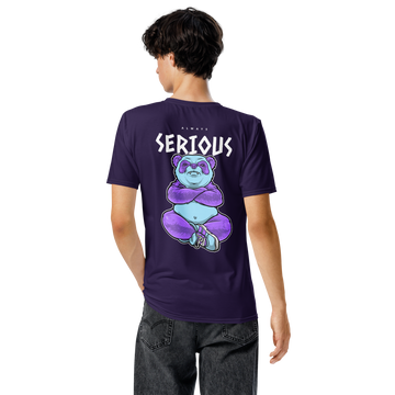 Tee-shirt Violet Homme Qualité Premium – Toujours Sérieux