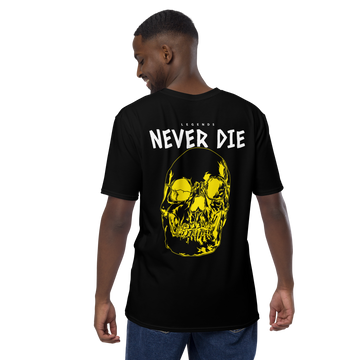 Tee-shirt Blanc Homme Qualité Premium – Ne Meurs Jamais