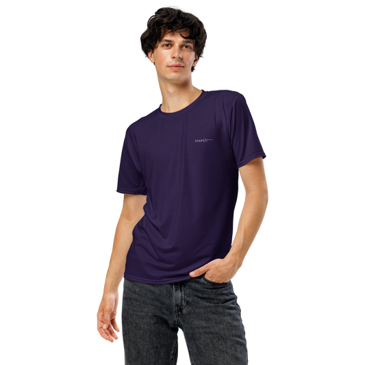 Tee-shirt Violet Homme Qualité Premium – Toujours Sérieux