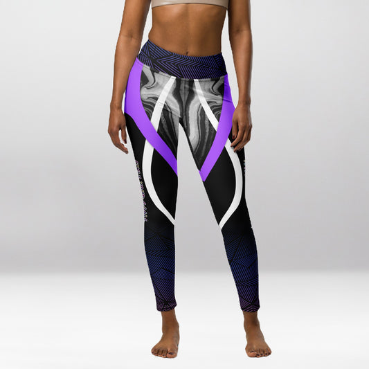 Legging d’Entraînement Couleur Pourpre