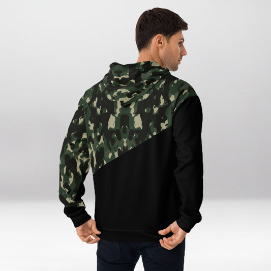 Sweat à Capuche Premium Shapeit Camouflage Vert