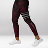Legging d’Entraînement Lys Rouge