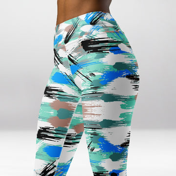 Legging d’Entraînement Art Abstrait