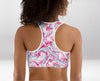 Brassière de Sport Rembourrée Précision Rose Hydrographique