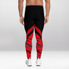 Leggings d’Entraînement Homme Rouge Tranchant