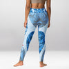 Legging d’Entraînement Teinte Bleue