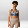 Brassière de Sport Rembourrée Précision Fleur Douce