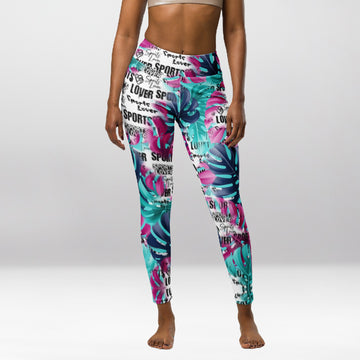 Legging d’Entraînement Passion Sportive Verte