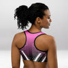 Brassière de Sport Rembourrée Précision Évasion Rose