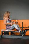Legging d’Entraînement Rose Textile