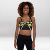 Brassière de Sport Rembourrée Précision Football Américain Jaune