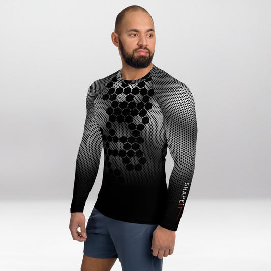 Rashguard Homme Ajusté Musclé – Nuits Sombres