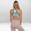 Brassière de Sport Rembourrée Précision Art Abstrait