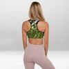 Brassière de Sport Rembourrée Précision Vert Citron