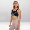 Brassière de Sport Rembourrée Motarde Bleue