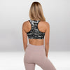 Brassière de Sport Rembourrée Précision Passion Sportive Noire