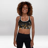 Brassière de Sport Rembourrée Précision Combat Orange