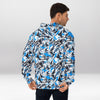 Sweat à Capuche Premium Shapeit Éclaboussures Bleues