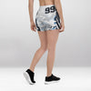 Short Court Femme Football Américain Bleu