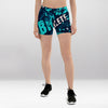 Short Court Femme Jade Graffiti
