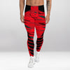 Leggings d’Entraînement Homme Rouge Tranchant