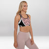 Brassière de Sport Rembourrée Précision Rose Vectorielle