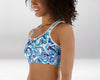 Brassière de Sport Rembourrée Précision Bleu Hydrographique