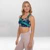 Brassière de Sport Rembourrée Précision Jade Graffiti