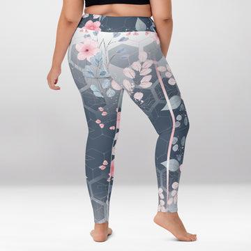 Legging d’Entraînement Fleur Douce