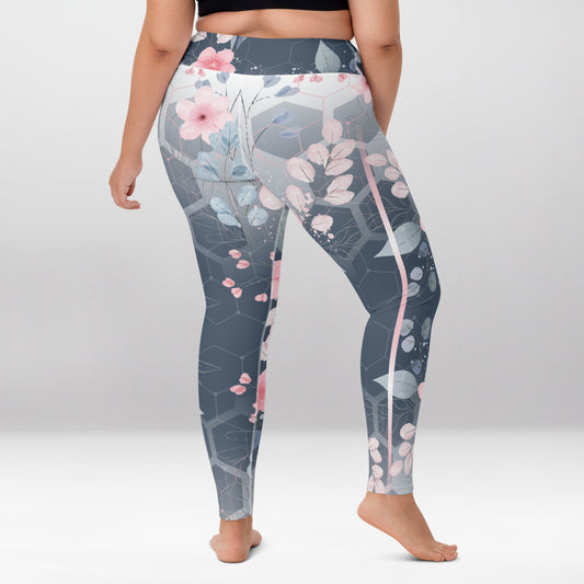 Legging d’Entraînement Fleur Douce