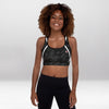 Brassière de Sport Rembourrée Précision Camouflage Noir