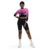 Crop Top Manches Longues Femme – Évasion Rose
