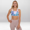 Brassière de Sport Rembourrée Précision Rose Je T’aime