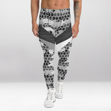 Legging d’Entraînement Homme Camouflage Gris