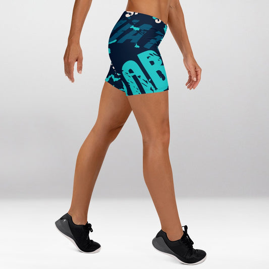 Short Court Femme Jade Graffiti