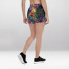 Short Court Femme Feuilles d’Automne