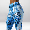 Legging d’Entraînement Teinte Bleue