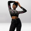 Crop Top Manches Longues Femme – Énergie Radieuse