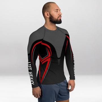 Rashguard Homme Ajusté Musclé – Maille Abstraite