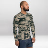 Rashguard Homme Ajusté Musclé – Tempête du Désert