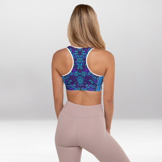 Brassière de Sport Rembourrée Précision Effet Papillon